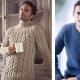Как связать мужской свитер спицами?